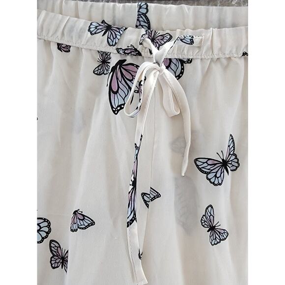BP. Elastic Drawstring Waist Lounge Pants XS/Extra Small Butterfly Print NWT - Picture 2 of 5